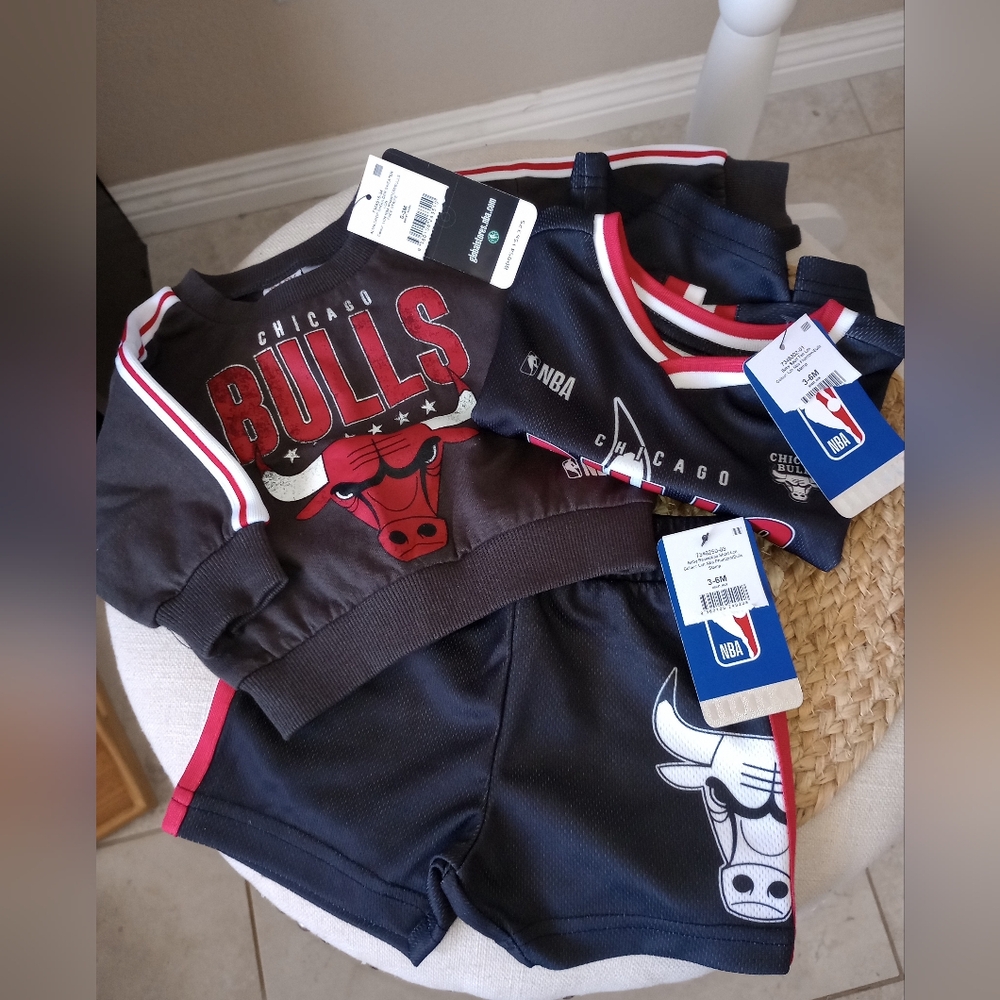 Chicago Bulls Baby Outfit Set